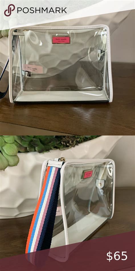 clear kate spade bag.